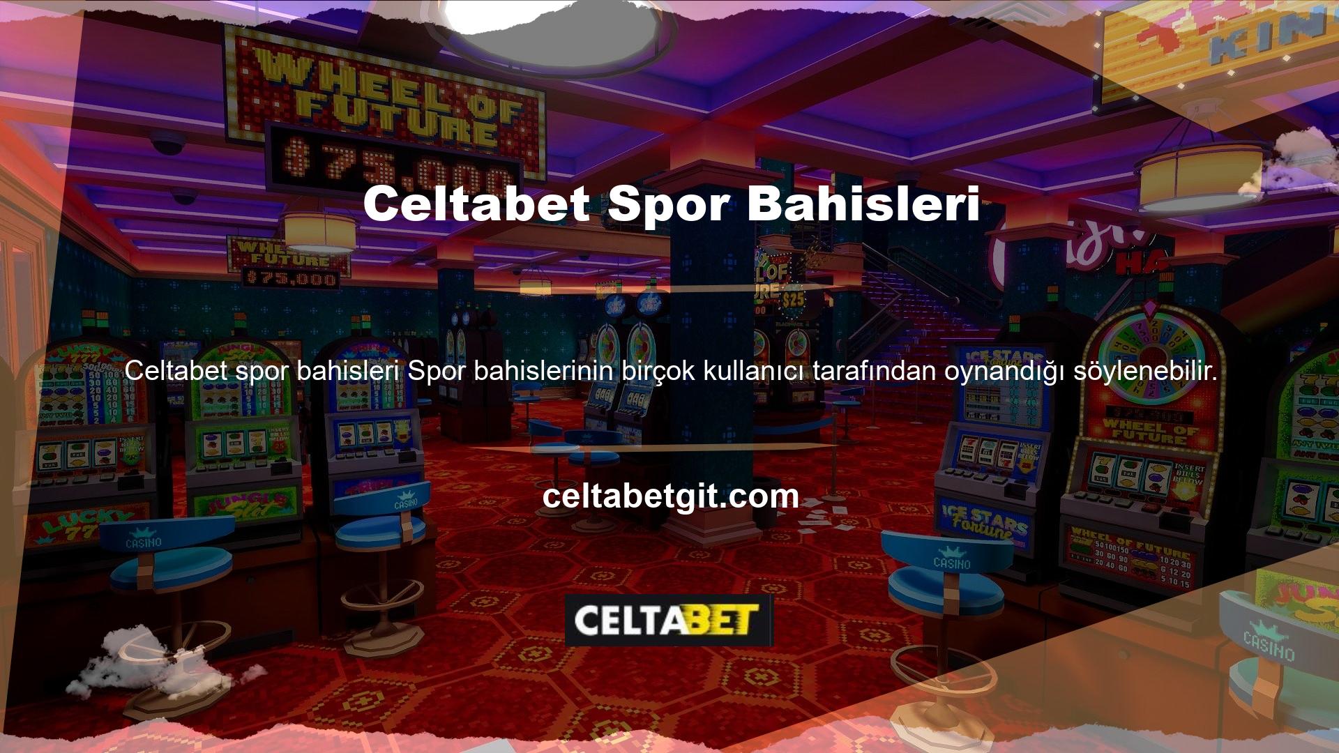 Celtabet casino oyunlarıyla tanınıyorsa spor bahisleri için oldukça faydalı bir bahis sitesidir