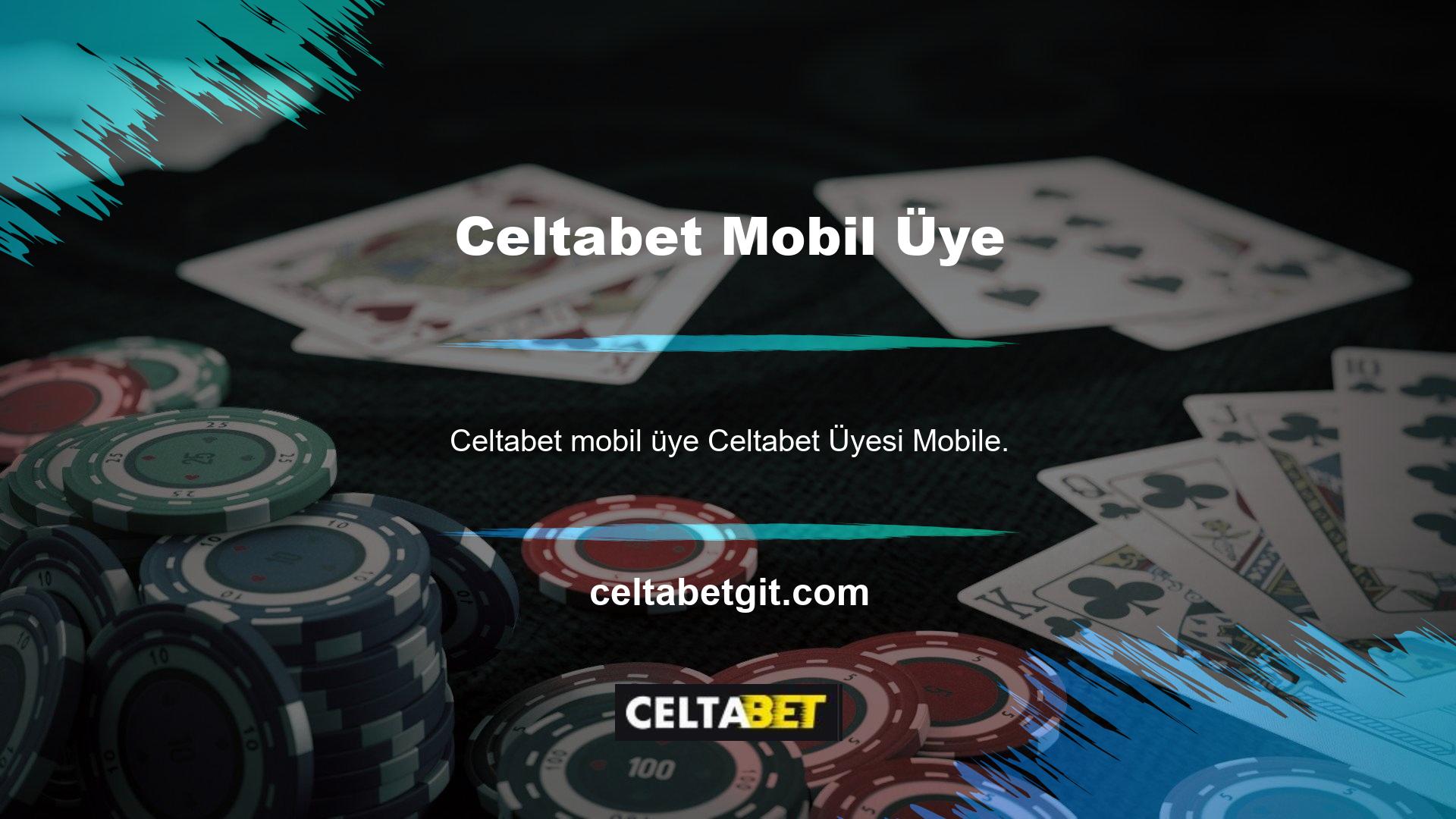 Celtabet giriş üyenize karar verdikten sonra hemen Celtabet Mobile'a harekete geçebilirsiniz